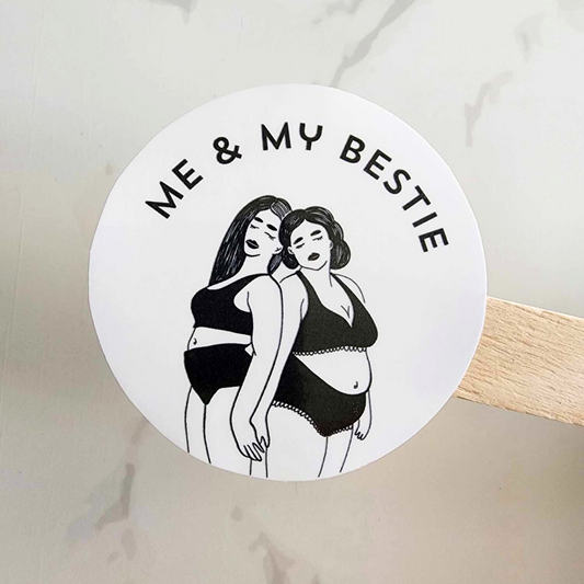 Me & My Bestie Vinyl Sticker Decal