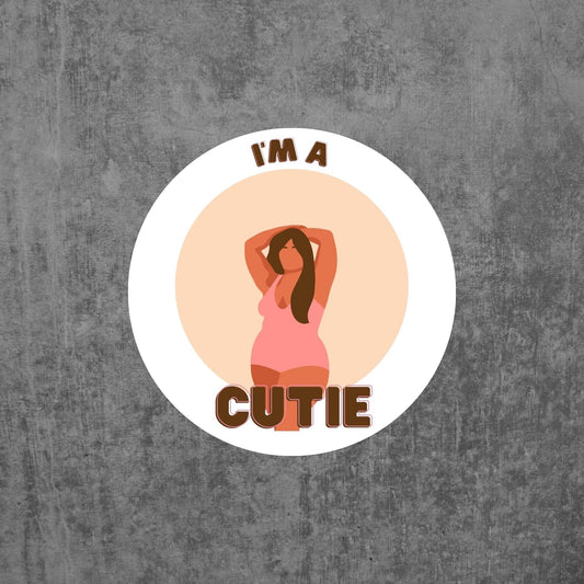 I'm a Cutie II Vinyl Sticker Decal