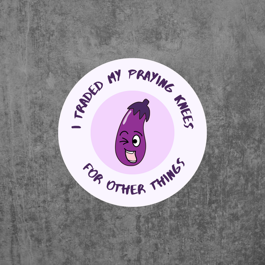 My Praying Knees Sticker Decal