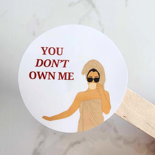 You Don't Own Me Vinyl Sticker Decal