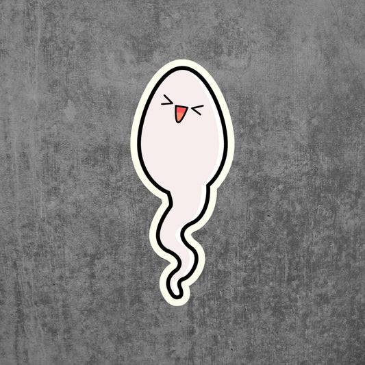 Cute Sperm Sticker Vinyl Sticker Decal