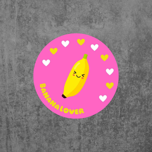 Banana Lover Vinyl Sticker Decal