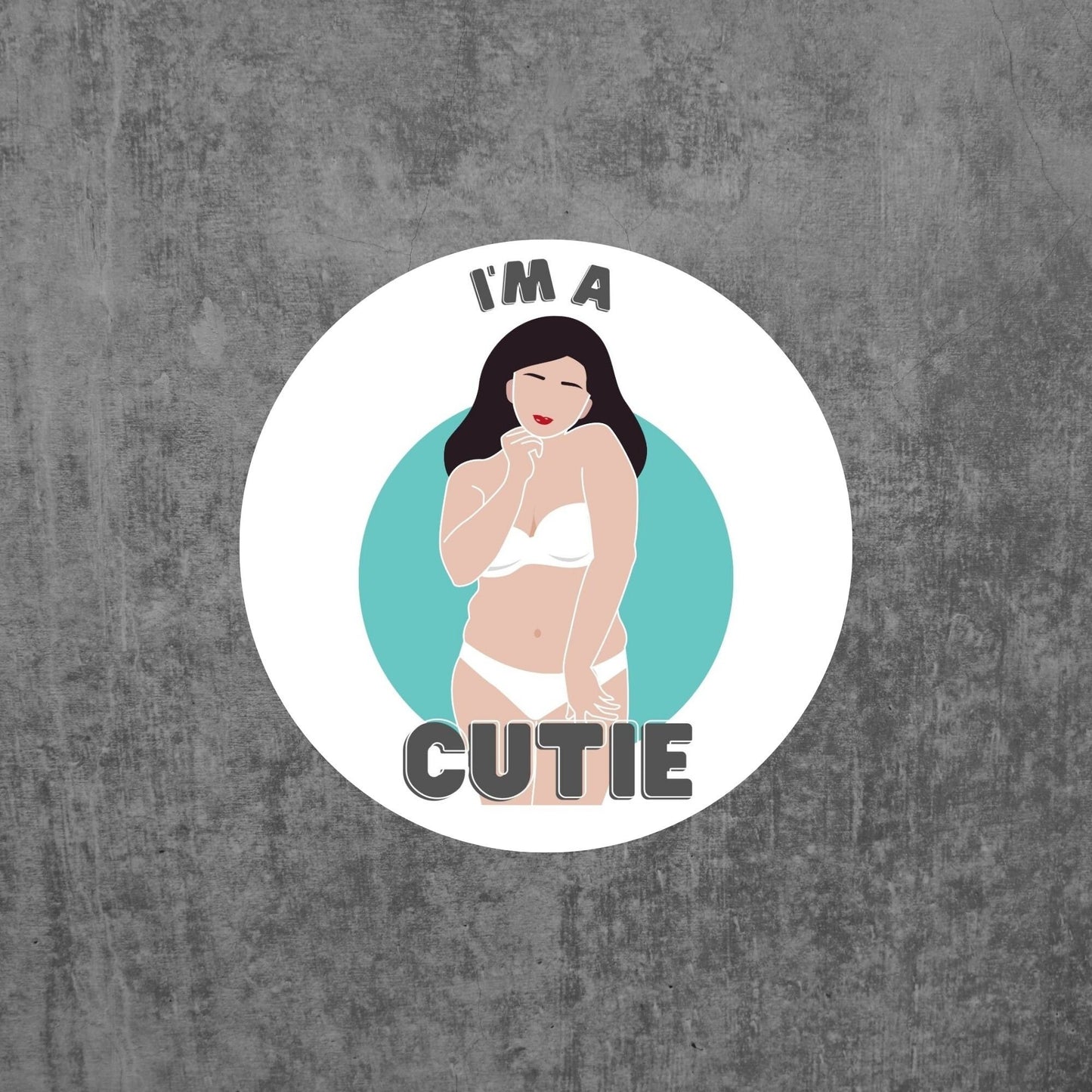 I'm a Cutie Vinyl Sticker Decal