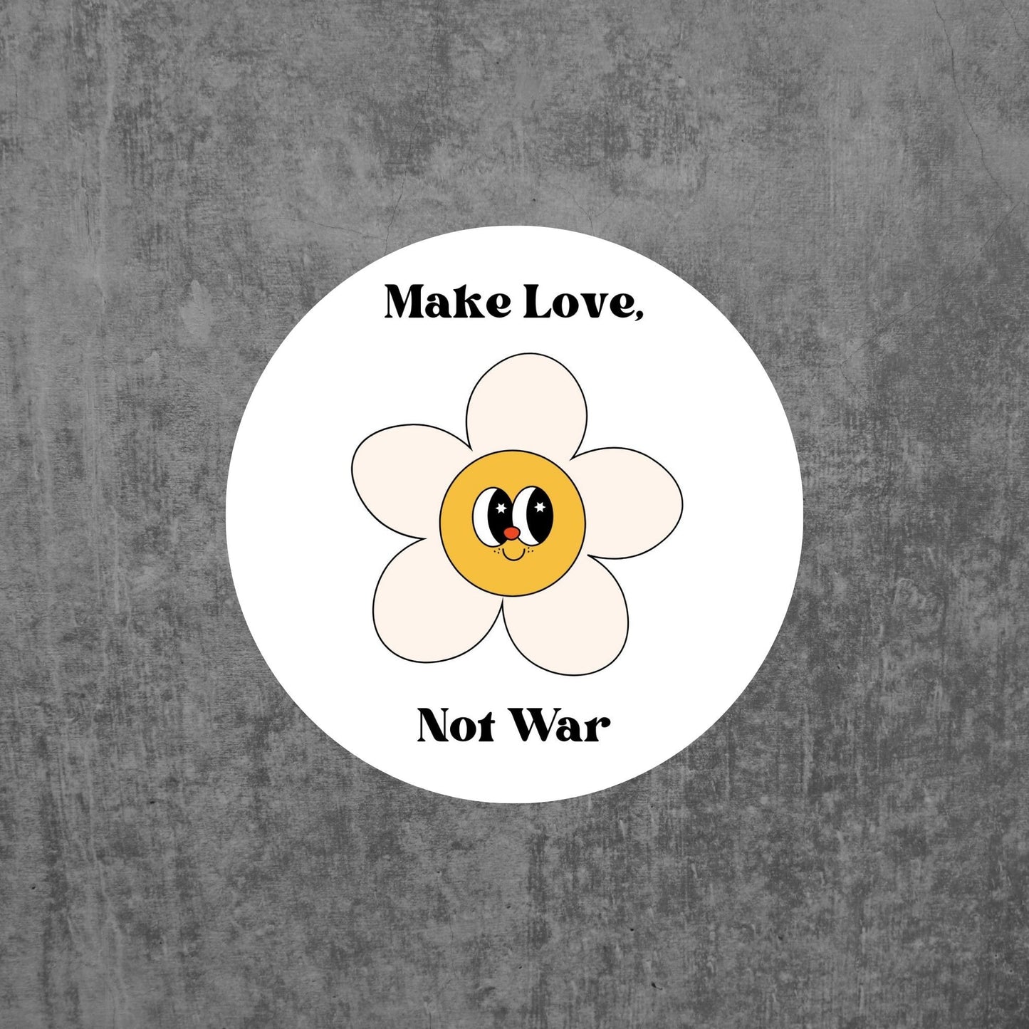 Make Love Not War Vinyl Sticker Decal